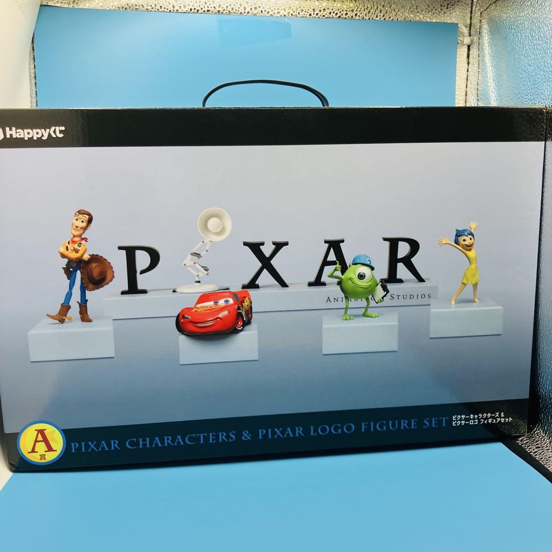 PIXAR happyくじ　Ａ賞　ピクサーキャラクターズ&ロゴ　フィギュアセット