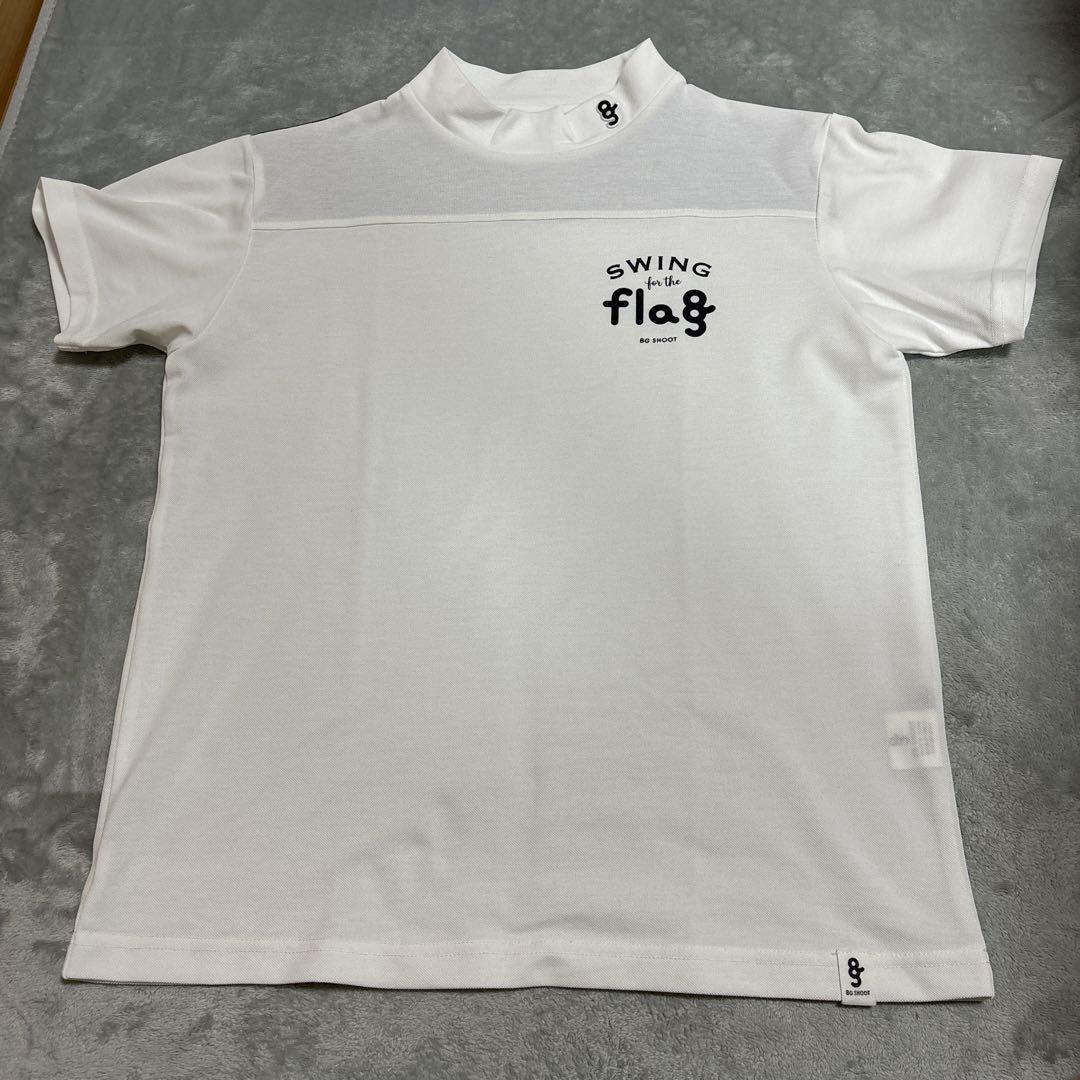 メンズウェア 8gshoot MOCKNECK SHIRT DRY TEE -WHITE-