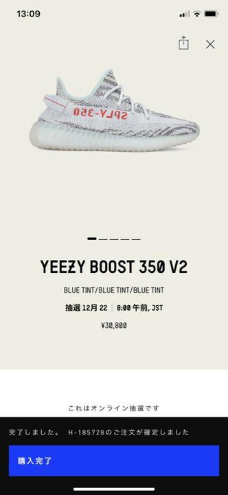 豪華ラッピング無料 yeezy boost EDIFICE当選 サイズ27.0 350v2 - スニーカー