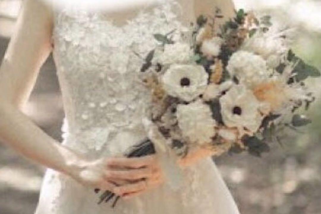 ブーケ　ブートニア　ウェディング　結婚式　プリザードフラワー　ドライフラワー