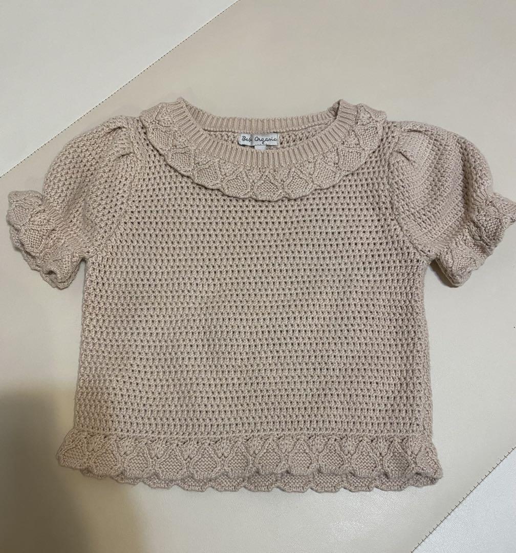 bebe organic 3y サマーニット　トップス