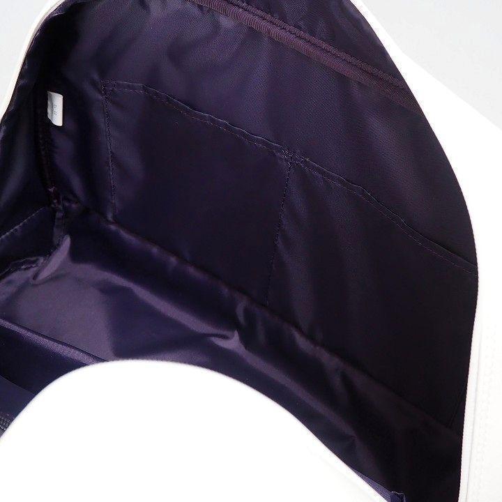 新品 オノフ ゴルフ ボストンバッグ シューズ収納ポケット付き 白/紫