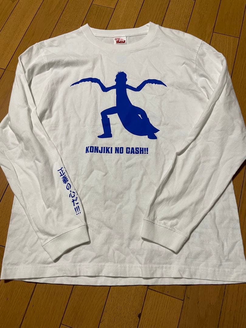 金色のガッシュカマキリジョー デザインプリント ロングアニメTシャツ(漫画T)