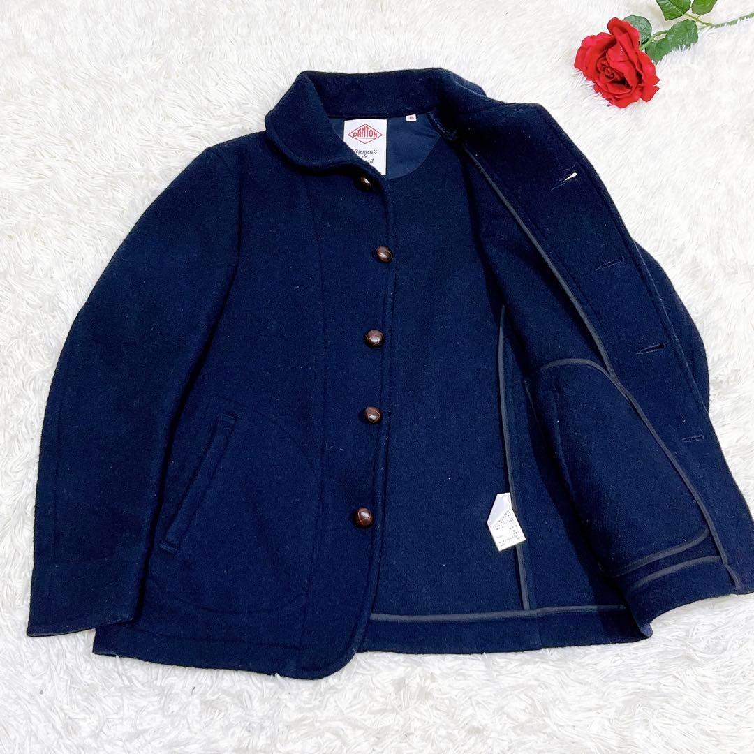 美品✨ DANTON ウールモッサ M(38) ネイビー