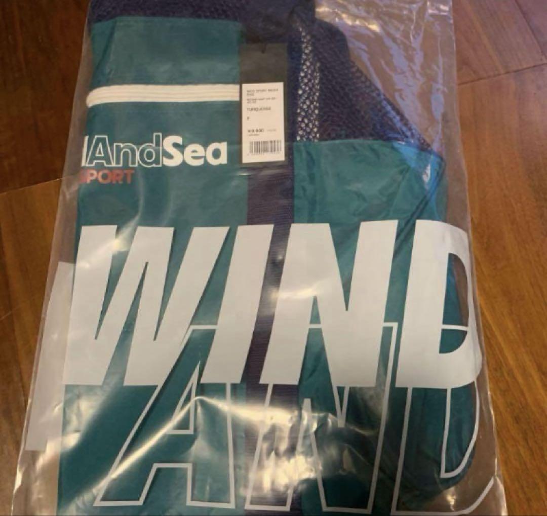 在庫処分 半額 and wind sea メルカリ - コバルトブルー BAG MESH SPORT WDS バッグ