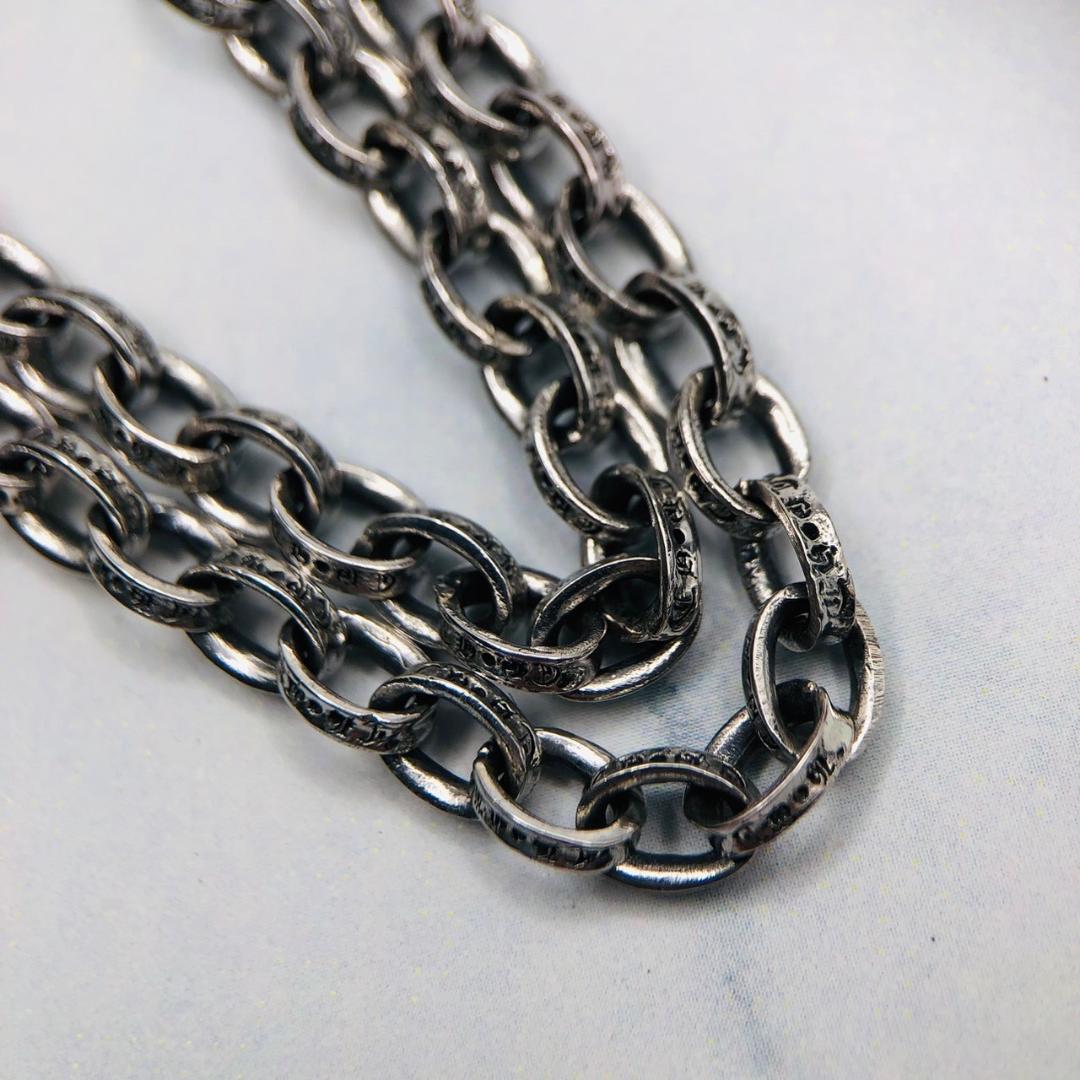 シルバー925 ペーパーチェーン 45cm ネックレス メンズ 新品 2