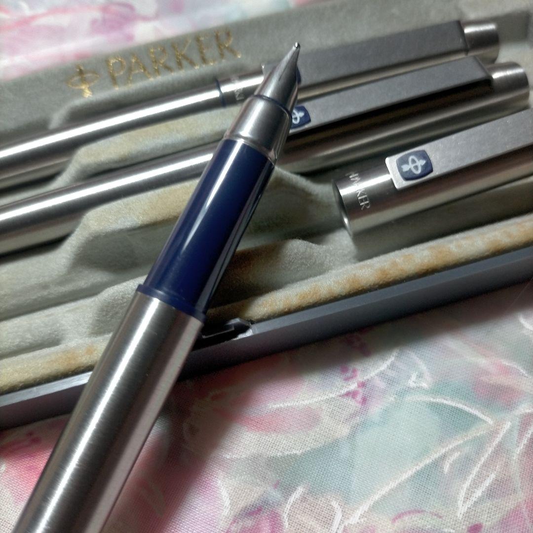 国産品 廃盤】昭和レトロVintage 激 PARKER筆記具3点セット パーカー 筆記具
