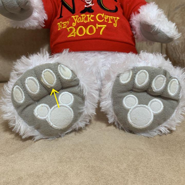 ホワイト ディズニー ベア NYC ダッフィー