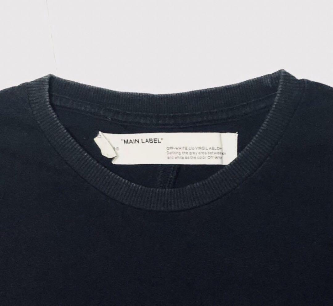 良品 オフホワイト off-white ランドエスケープ ブラック