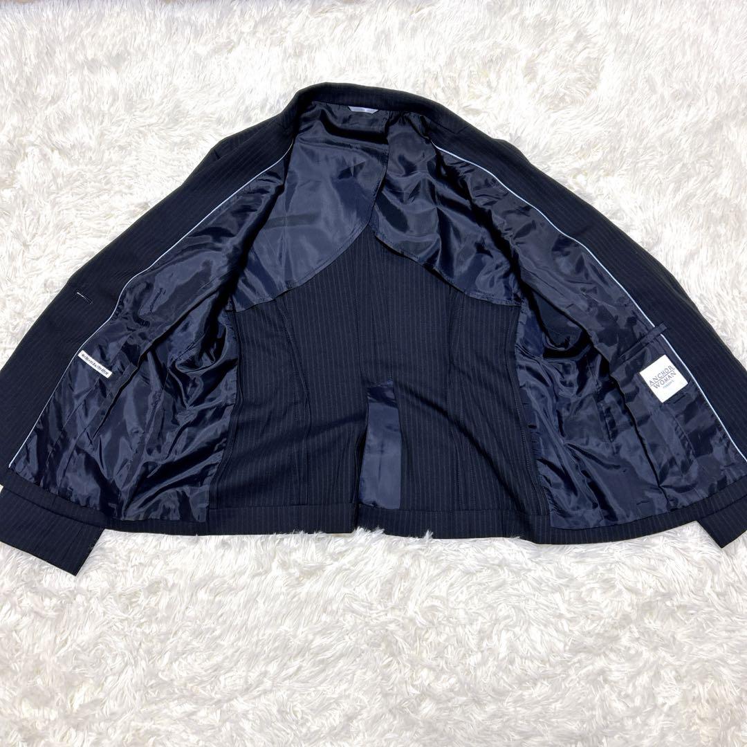 ANCHOR WOMAN スカートスーツ 17号　ブラック　4L 大きいサイズ