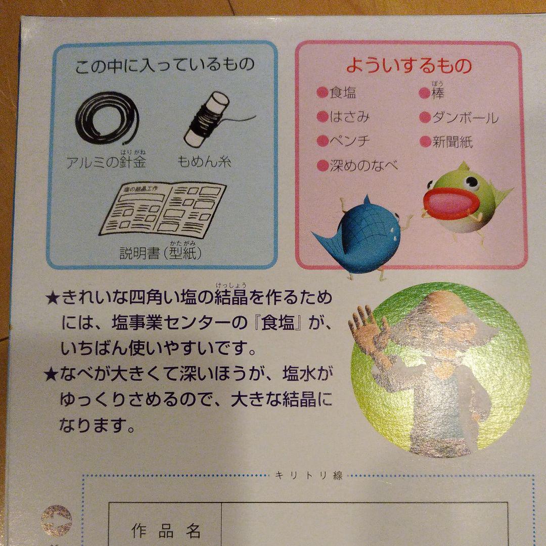 メルカリ 自由研究 塩の結晶工作キット その他 300 中古や未使用のフリマ