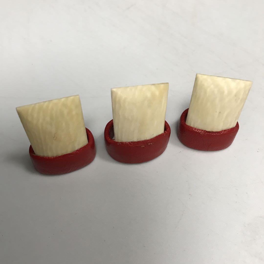 琴爪 琴輪 和楽器 昭和レトロ 9個セット アンティーク