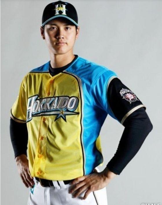 【限定】北海道　日本ハム　ファイターズ　大谷　ユニフォーム　フリー
