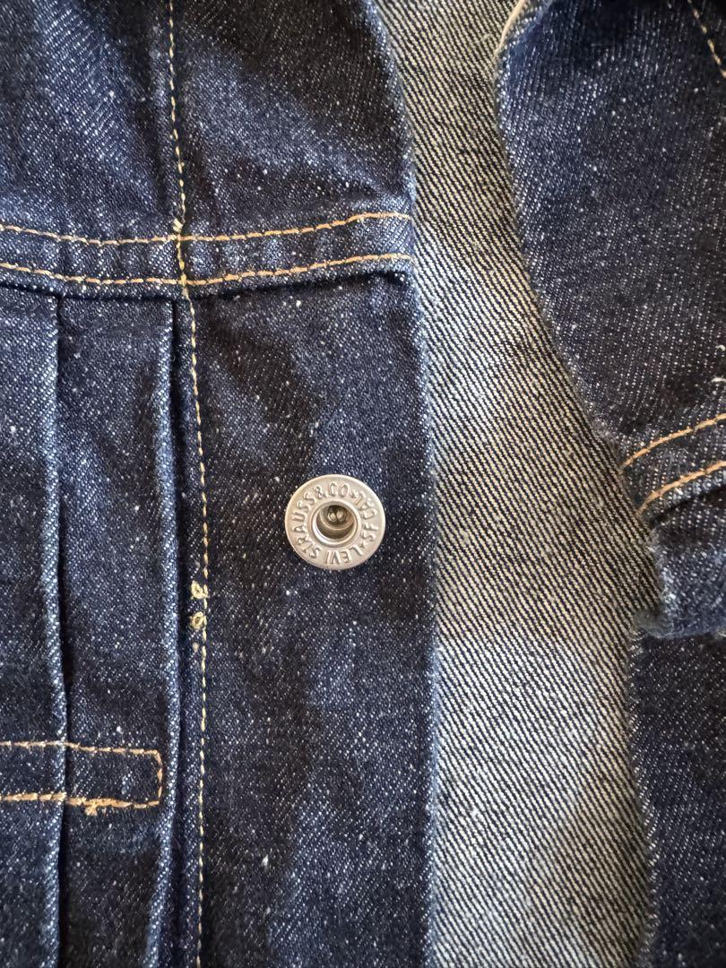 ボ*帳様 LEVI'S PREMIUM ダークブルー デニムジャケット L