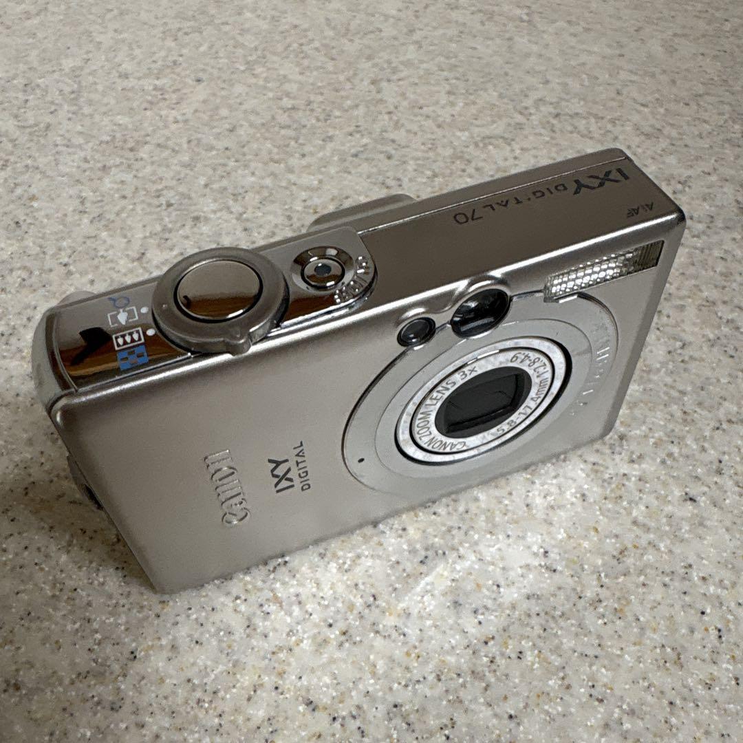 デジカメCanon IXY DIGITAL 70 コンパクトデジタルカメラ付属付