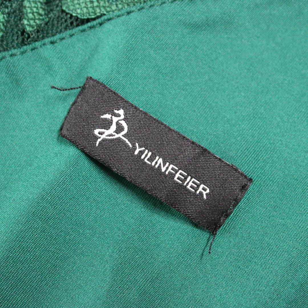 美品 社交ダンス衣装】ワンピース ドレス グリーン 緑
