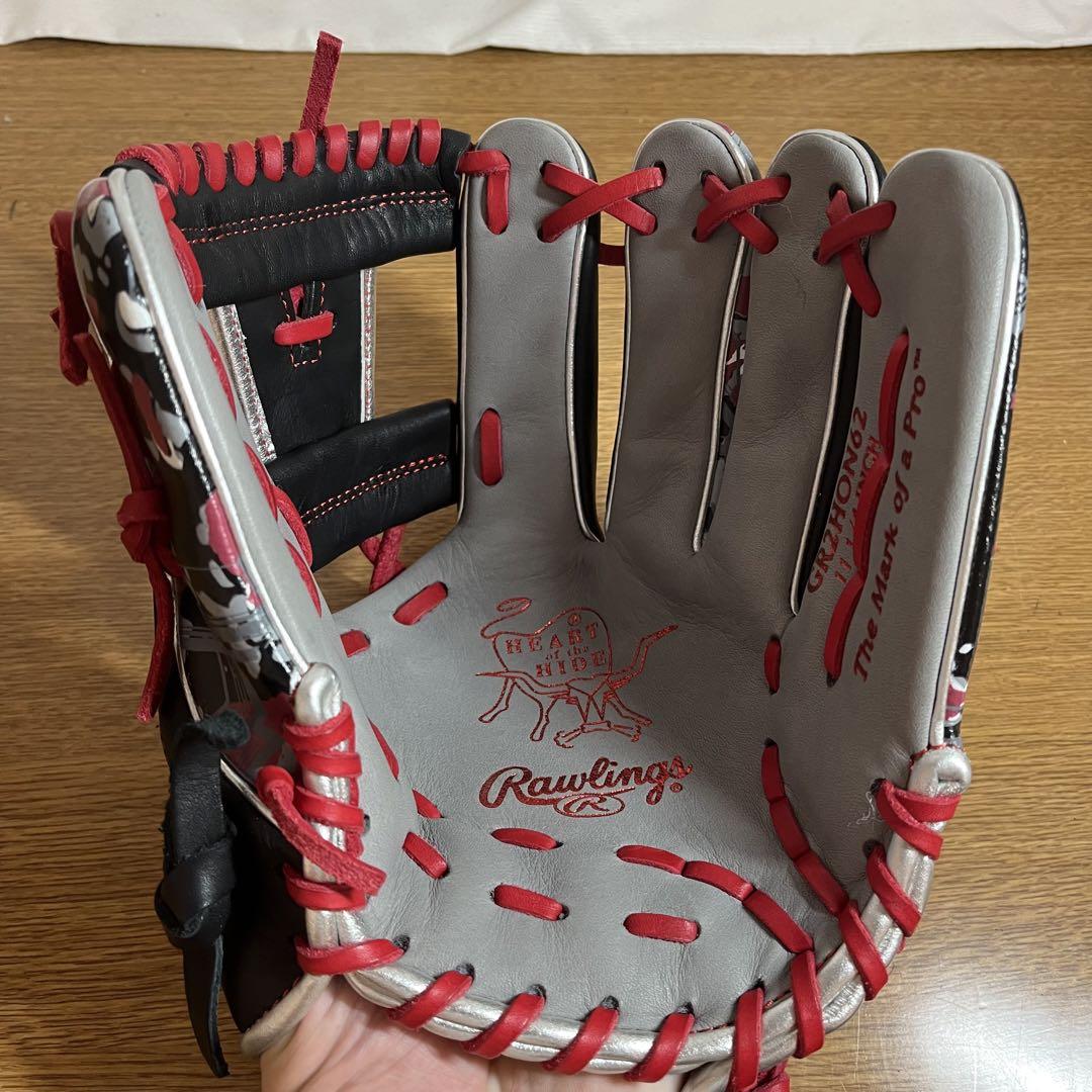 ローリングス 一般軟式 グローブ グラブ HOH 極美品 内野用