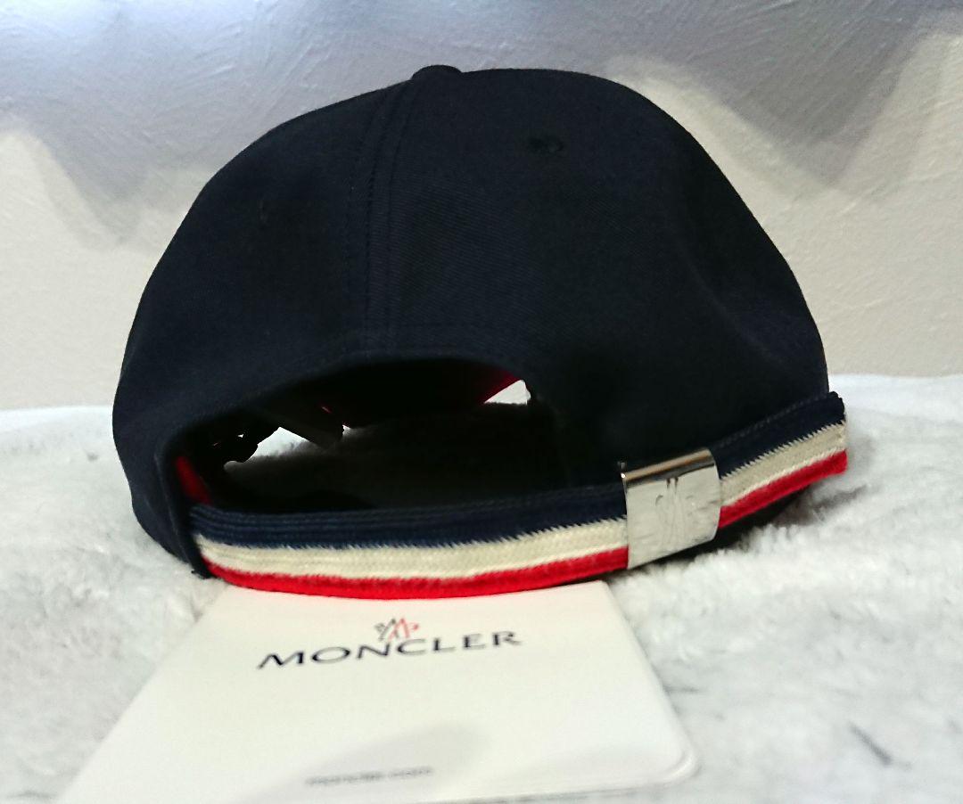 【MONCLER】モンクレール ロゴパッチ ベースボールキャップ MONCLER モンクレール ベースボールキャップ BASEBALL 3B00002
