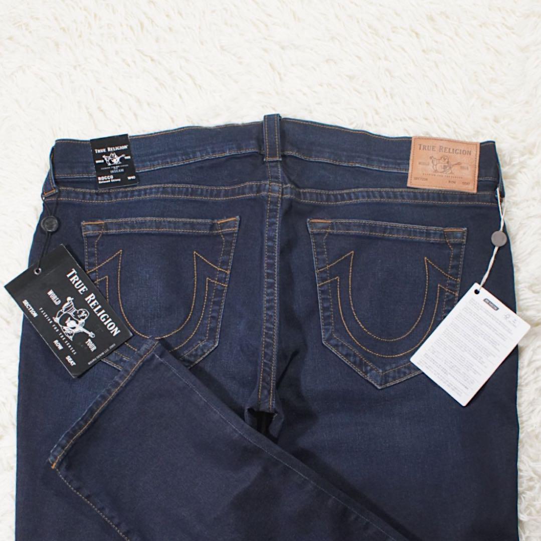 TRUE RELIGION フラップ スキニー Rocco ジーンズ デニム True Religion Rocco Flap Jeans Black | Mainline Menswear