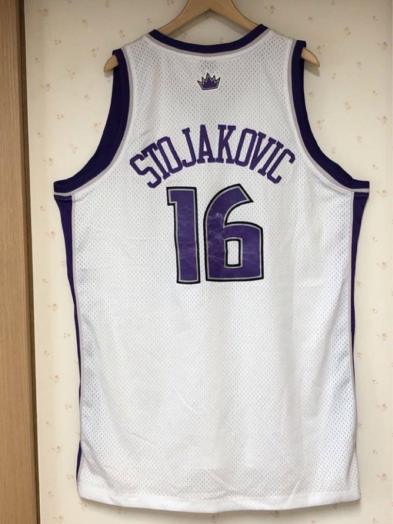 Kings ストヤコビッチ　ユニフォーム　背番号16 バスケシャツ　NBA