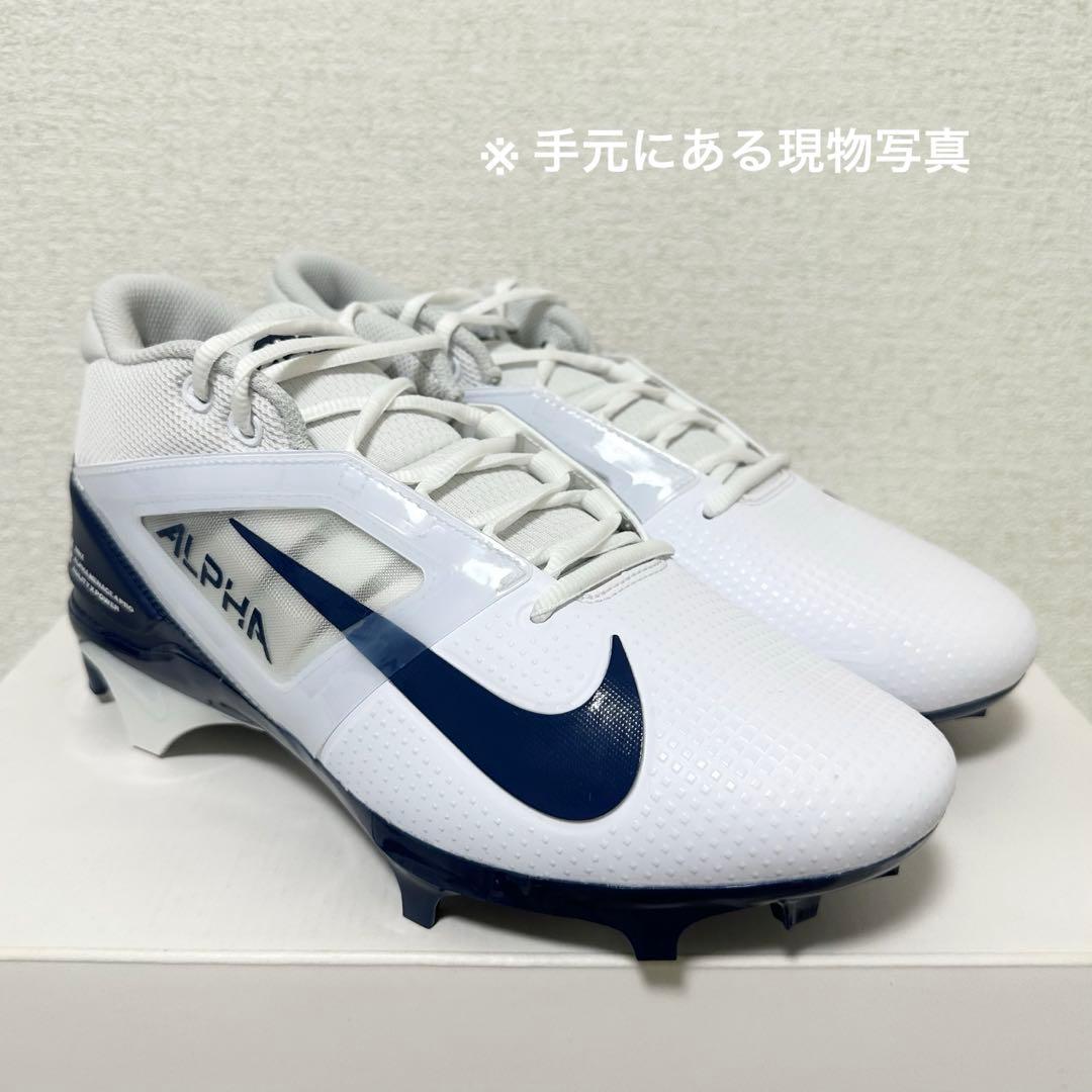 ナイキ 29 アルファメナス プロ アメフト スパイク シューズ 靴 白 紺NIKE USTAUSTRALIA_COM_AU