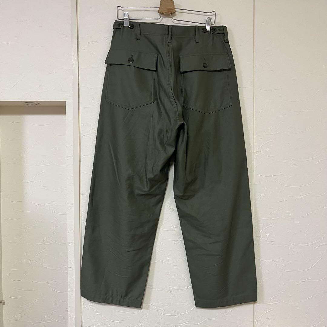 INTERIM GIZA BACK SATIN BAKER PANTS サイズ5