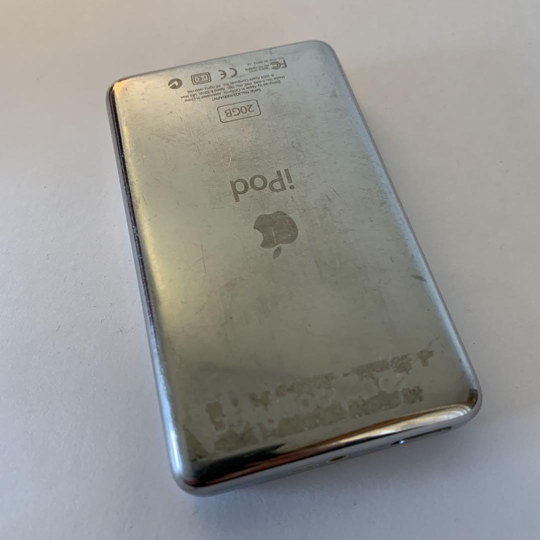 数量限定SALE ジャンク品 iPod 第3世代 classic 20GB ホワイトA1040 - メルカリ ポータブルプレーヤー