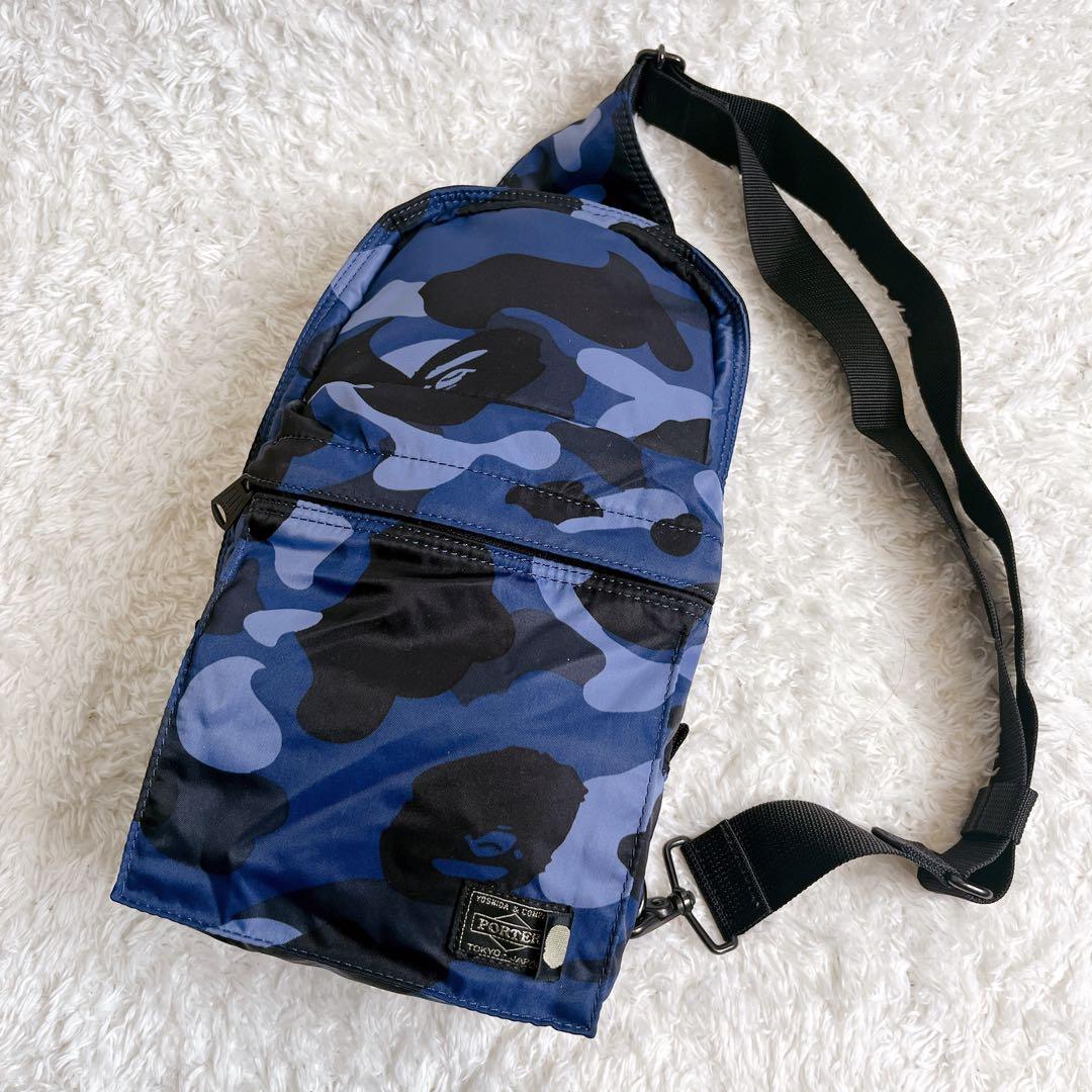 ポーター エイプ コラボ ワンショルダーバッグ カモフラ ape吉田カバン