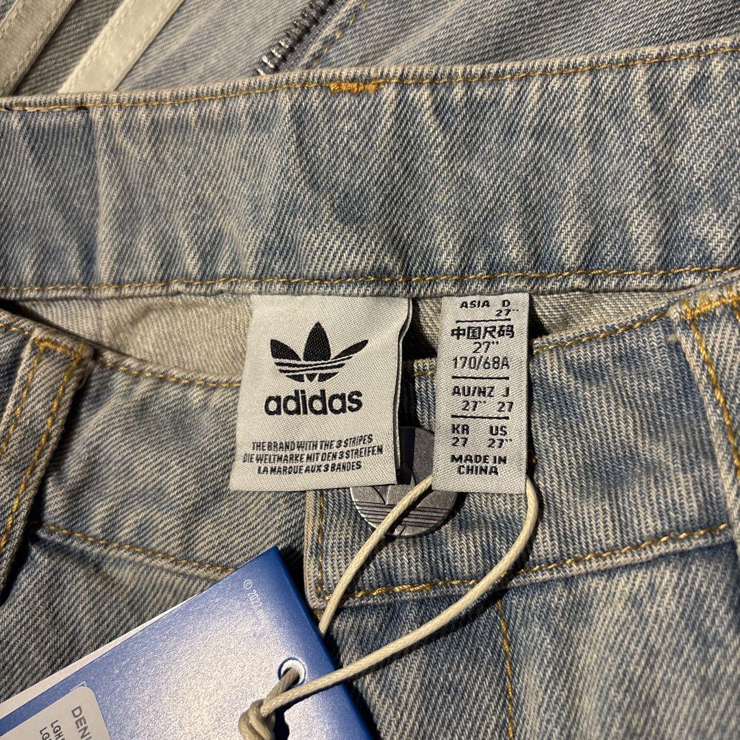 韓国　adidas デニム　JX9210 サイズ27 ライトブルー　新品未使用