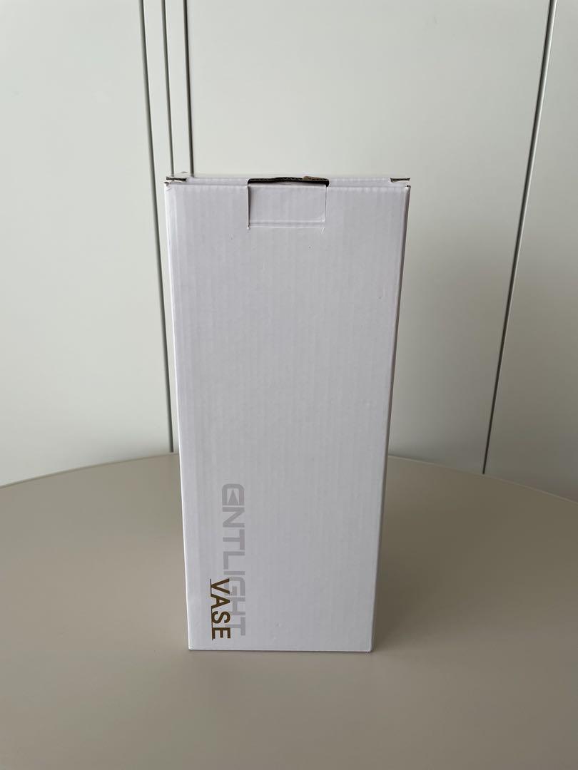 ENTLIGHT VASE ホワイト・ウッド USB充電式ランタン