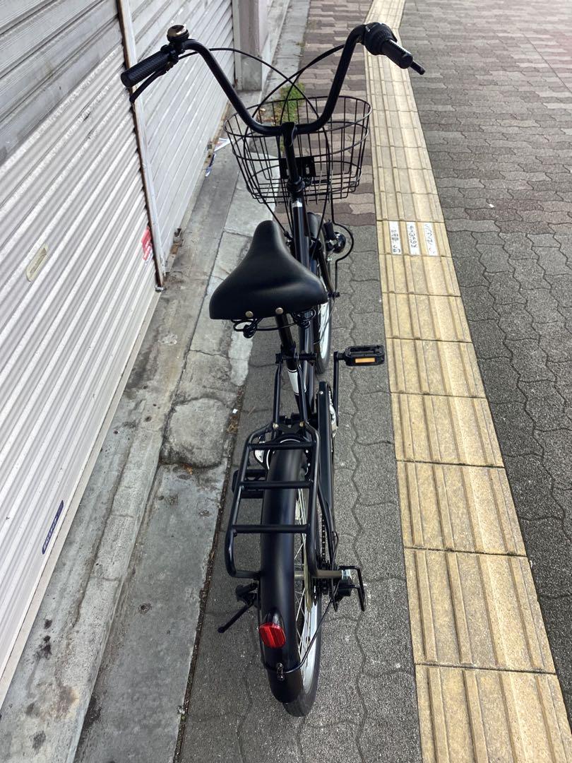 [Super Start]20吋 コンパクト自転車 外装6段/ブラック