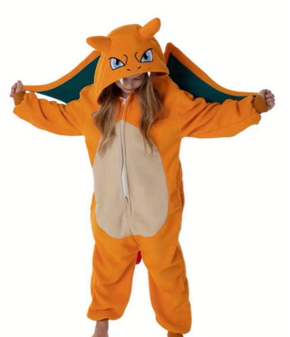 リザードン　キッズ　コスチューム　着ぐるみ　ハロウィン　パジャマ　ポケモン