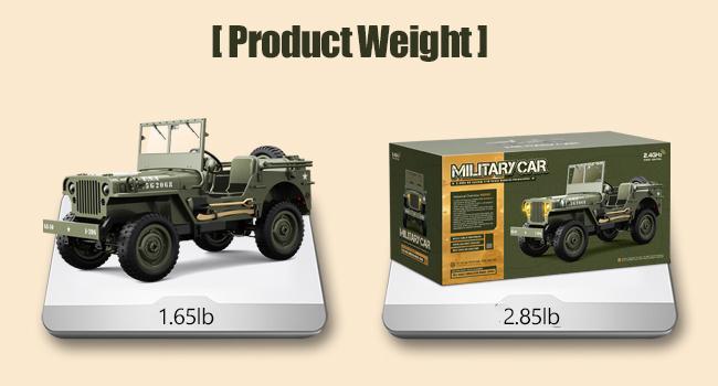 軍用 ラジコンカー 子供向け 人気 35CM 大型 オフロード ジープ 4WD
