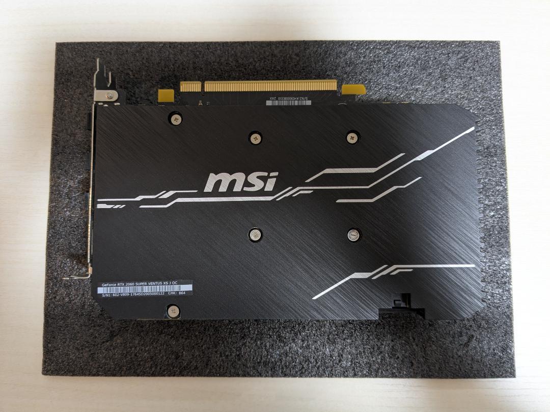 グラフィックボード・グラボ・ビデオカード MSI GeForce RTX2060 SUPER VENTUS XS J OC