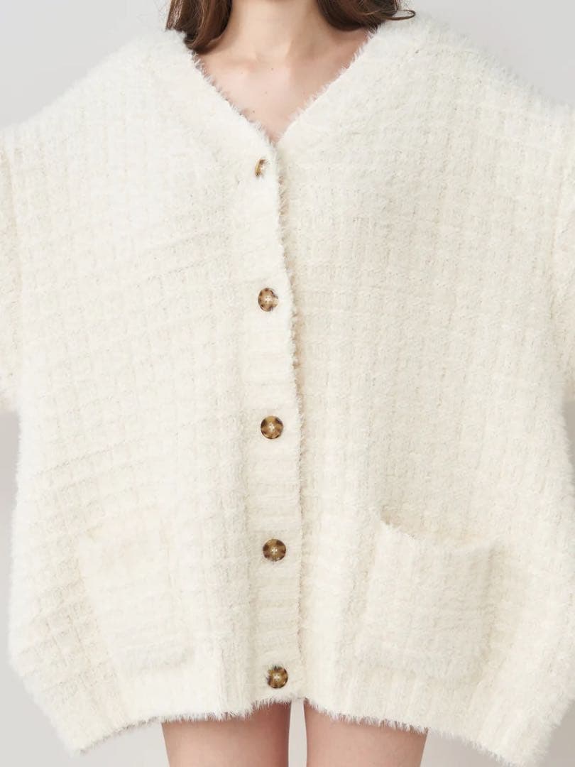 Darich モールボリュームニットカーディガン Darich モールボリュームニットカーディガン