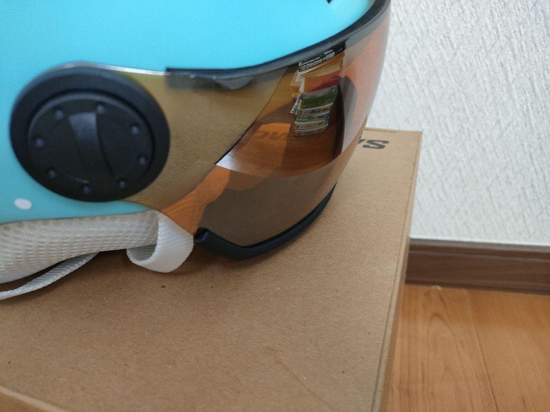 SALOMON GROM VISOR ヘルメット 水色 キッズ　サロモン