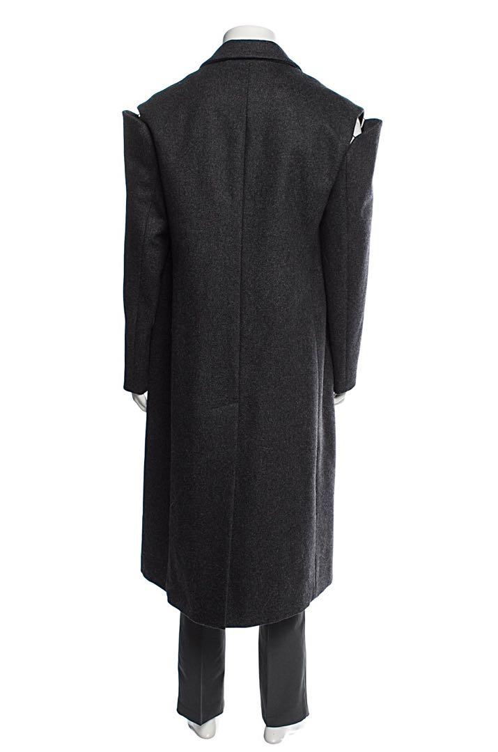 Maison Margiela ① オープンショルダー ウールロングコート 画像3