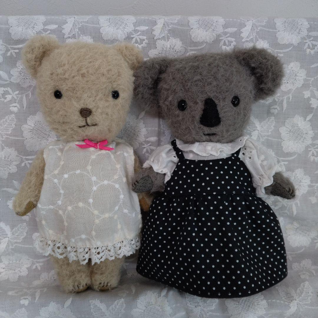 テディコアラ　ハンドメイド　テディベア