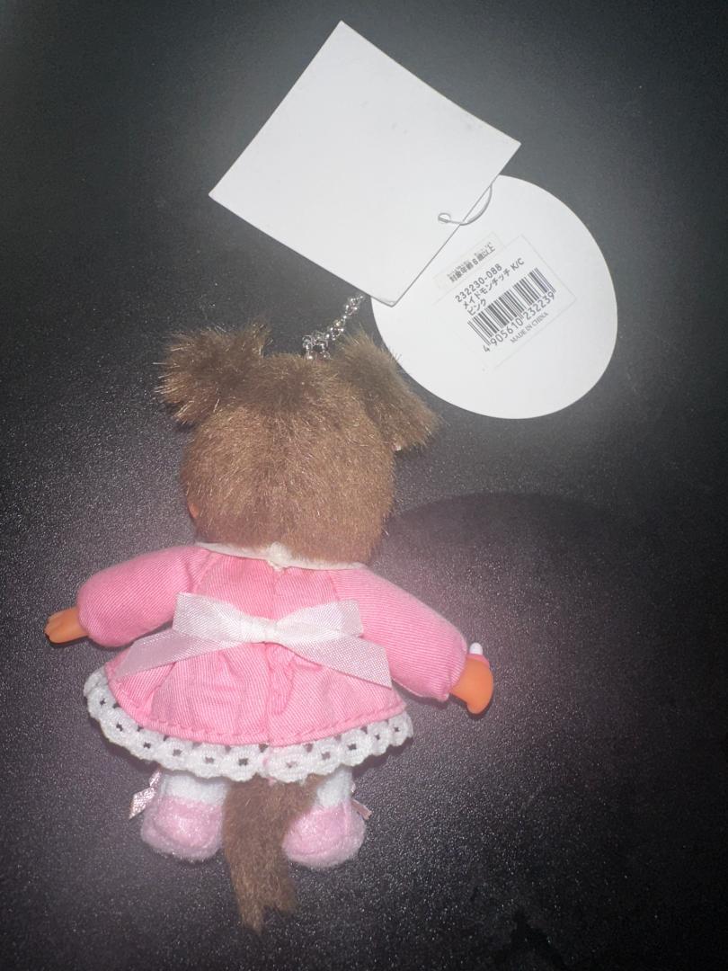 メ*0様 #1-1240882 Monchhichi ピンクドレスのぬいぐるみ - メルカリ