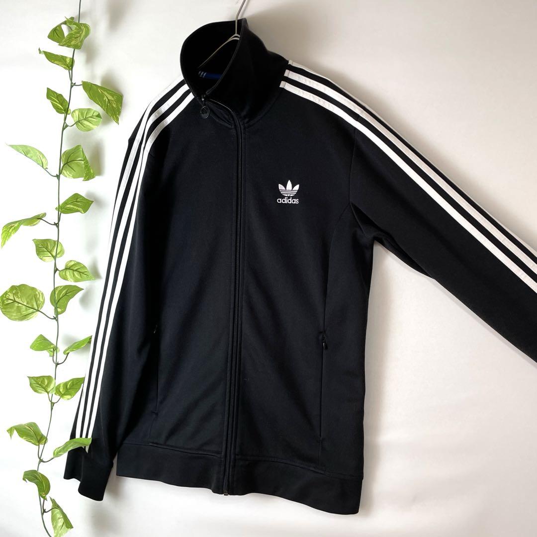 50%OFF 希少2XLサイズ✨アディダス ベッケンバウアー トラックジャケット 黒白 110 トップス