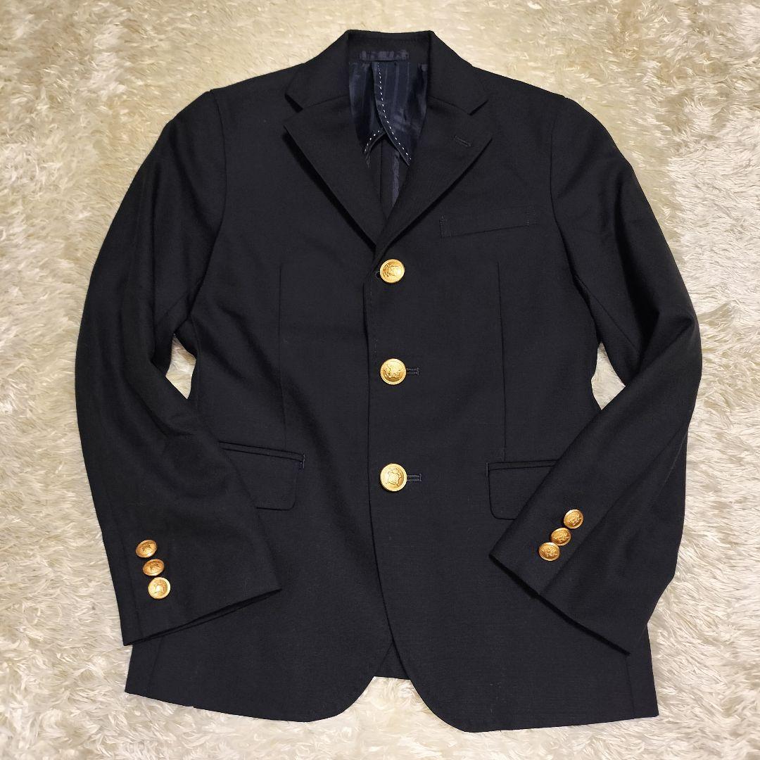 【美品】SHIPS シップス キッズ 紺ブレ 金ボタン 半ズボン 130