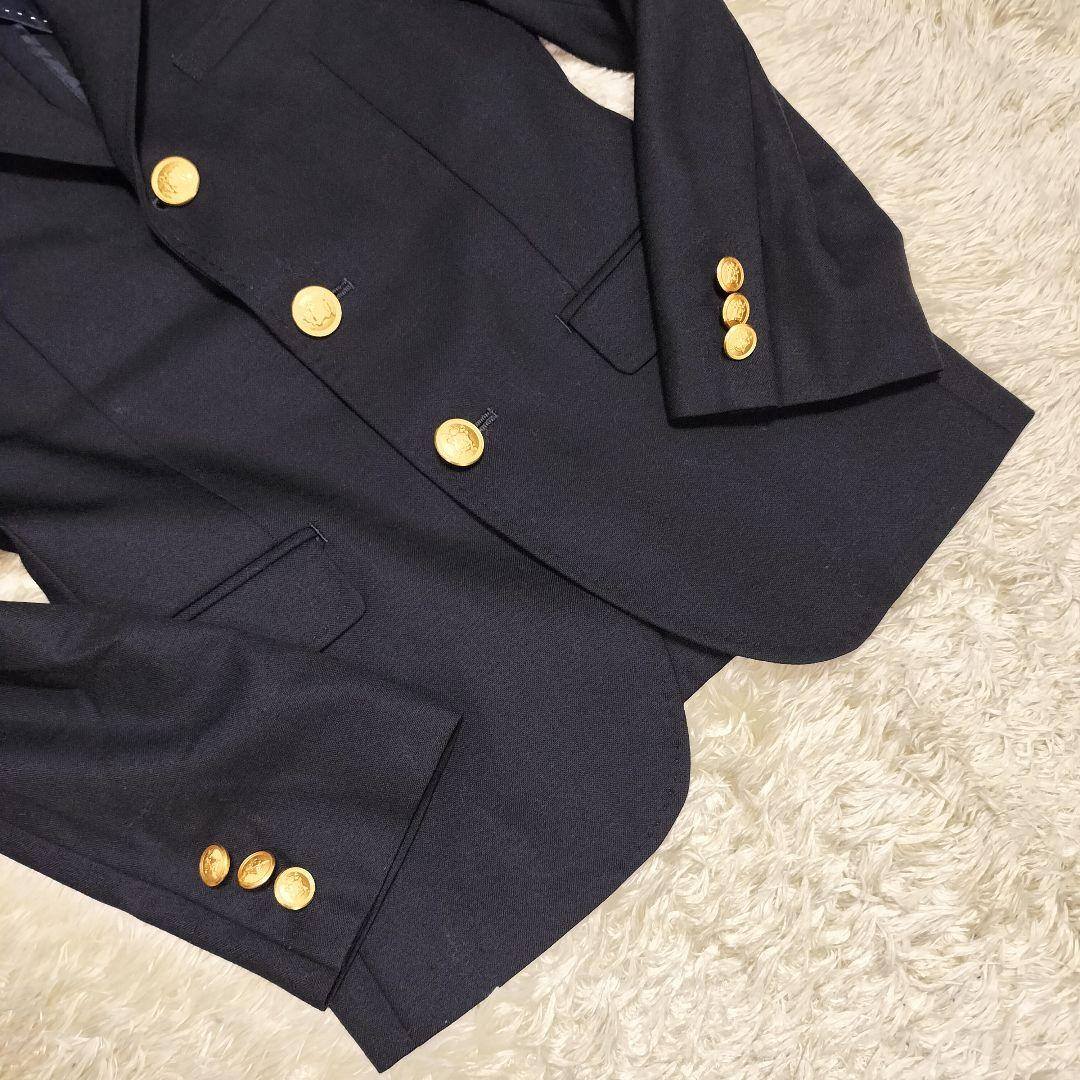【美品】SHIPS シップス キッズ 紺ブレ 金ボタン 半ズボン 130