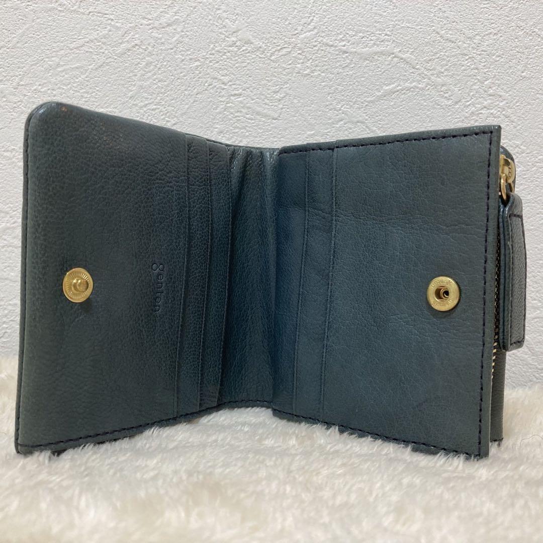 genten ゲンテン　ゴートベーシック　二つ折り　財布