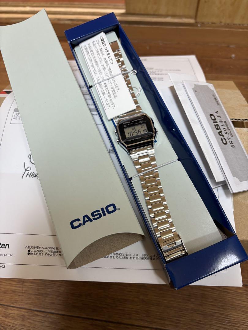CASIO CLASSIC A158WEA-1JF 本田翼 モデル　保証印有り♪ CASIO CLASSIC A158WEA-1JF 本田翼着用 チープカシオ - メルカリ