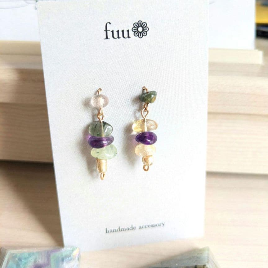 のりこ様 2点おまとめ❁アイオライト、ルチルクォーツ、アメジスト、プレナイト のりこ様 2点おまとめ❁アイオライト、ルチルクォーツ、アメジスト、プレナイト