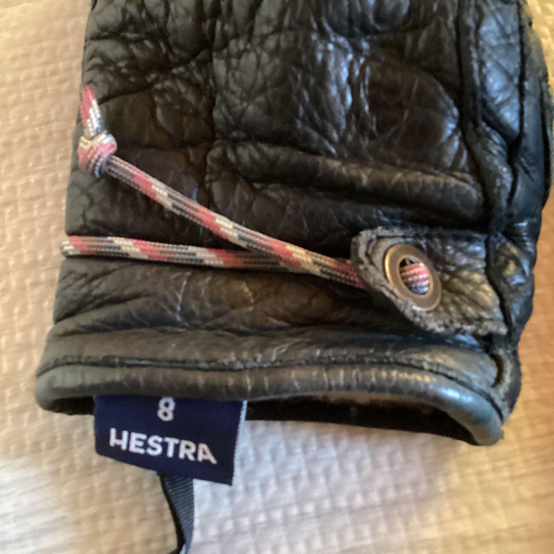 ヘストラ　HESTRA WAKAYAMA ワカヤマ　サイズ8 ブラック