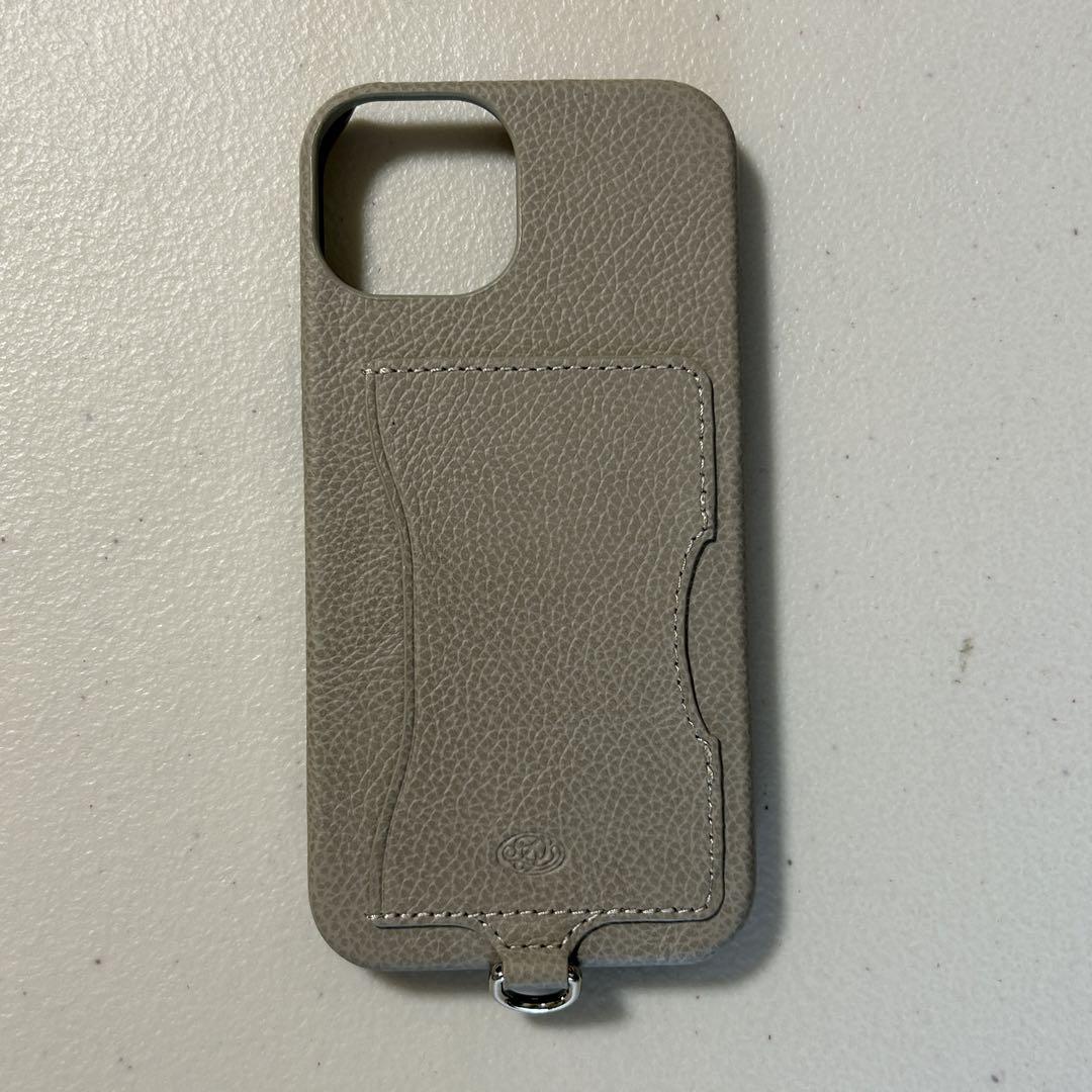 新品未使用】デミュウDEMIU スマホケース チャコール iPhone14