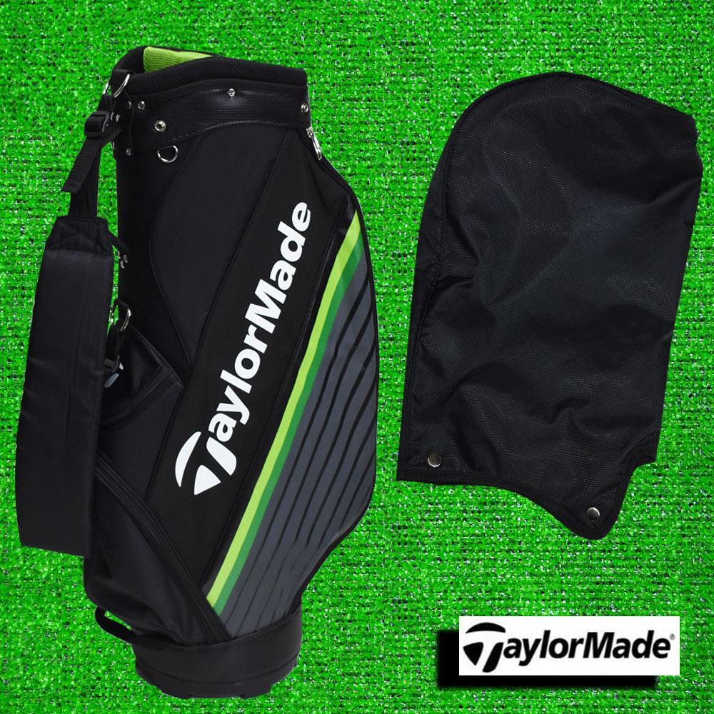 TaylorMade テーラーメイド キャディバッグ ブラック 9型 TaylorMade/テーラーメイド キャディバッグ9型【ブラック】美品
