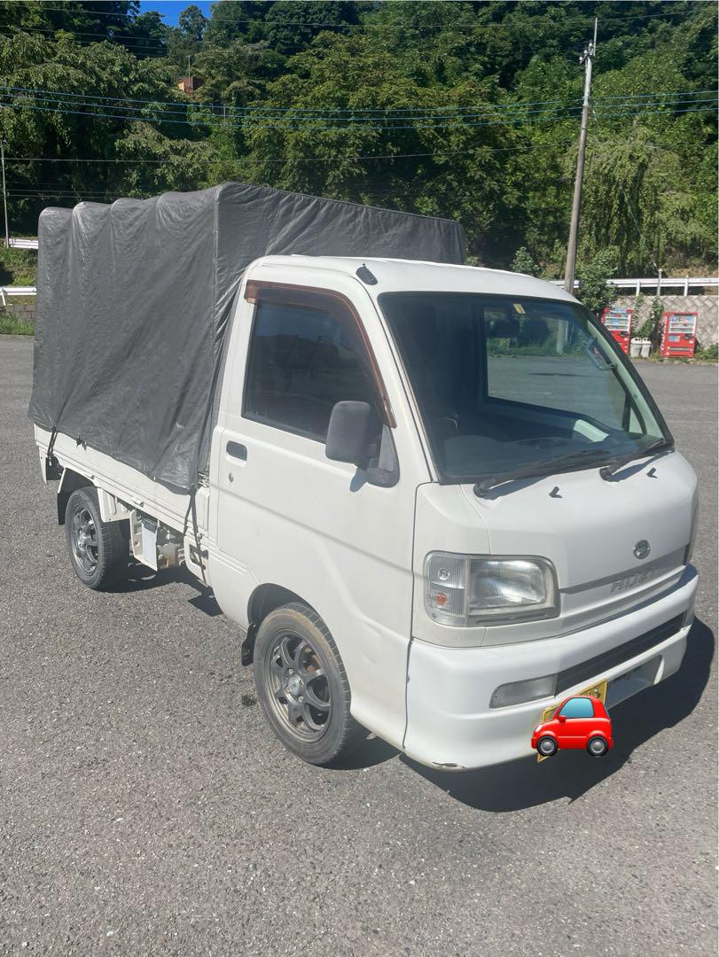 ダイハツ ハイゼット ホロ付き 白 画像2