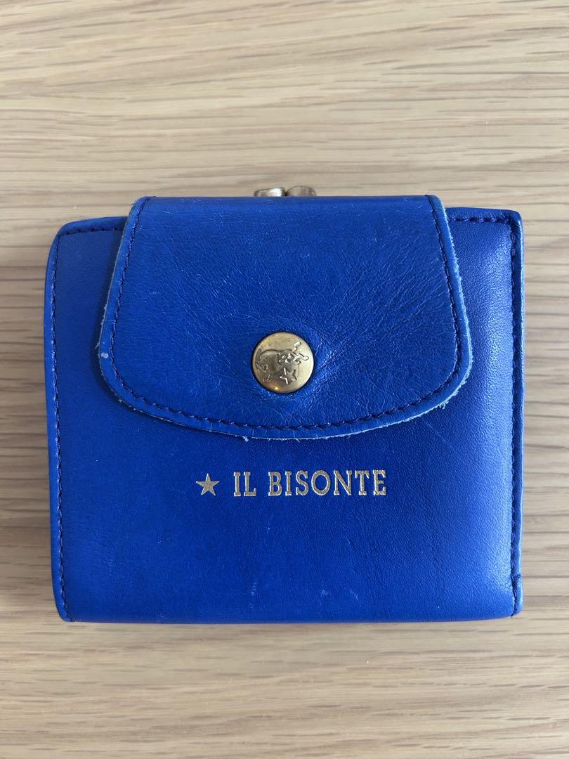 IL BISONTE 二つ折り財布 ロイヤルブルー　限定色 5,500円